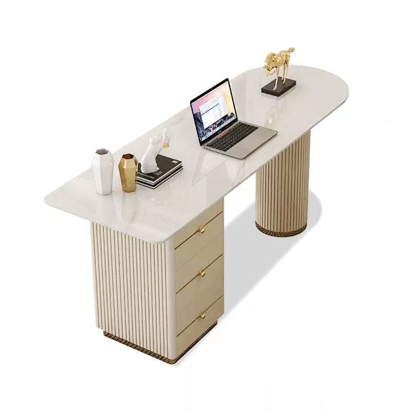Commode à tiroirs en pierre frittée Light Luxury, H 29,53 po x l 70,87 po x P 27,56 po