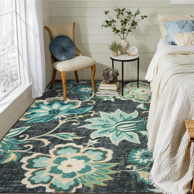 Tawann Classic Moroccan Machine Washable  Area Rugs with Non-Slip Backing Perfect for Living Room, Dining Room, Bedroom Decor
