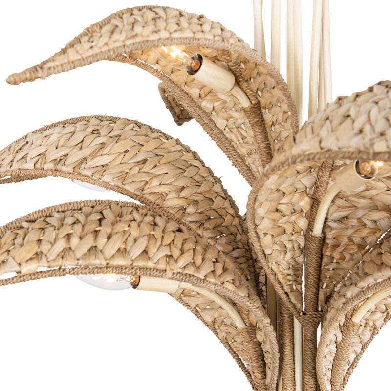 Century Palm 9-Light 3-Tier Chandelier