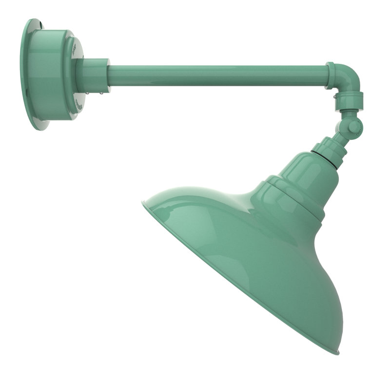 Luminaire de grange d'extérieur à DEL Adesh, Jade