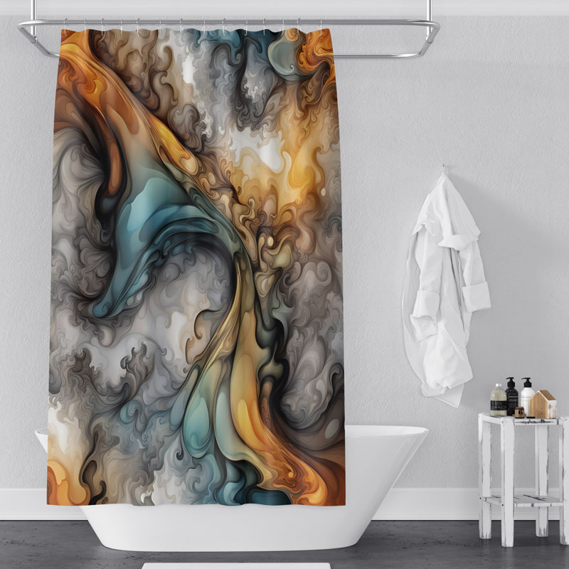 Rideau de douche Gottholde, H 93 po x l 70 po