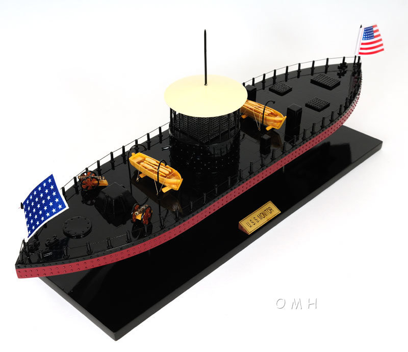 Navire de modèle de moniteur uss