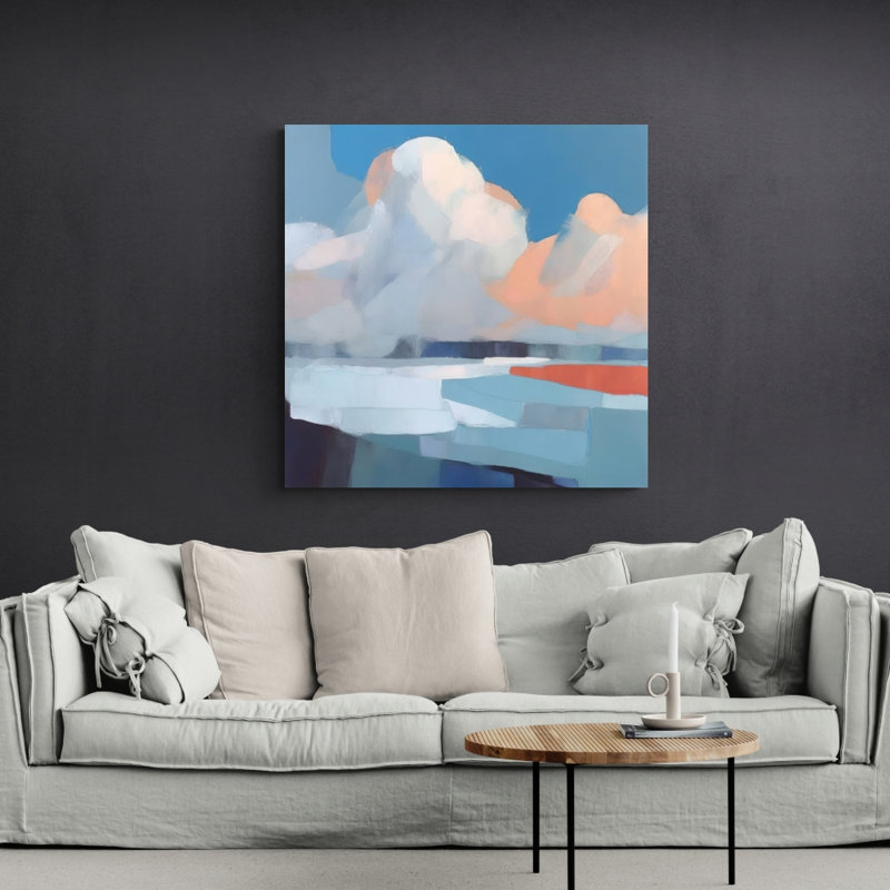 "Paysage 35" sur toile, H 36 po x l 36 po