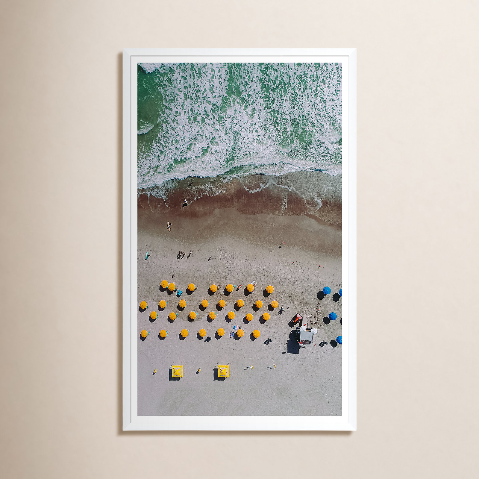 Beach Lineup Photograph Print