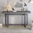 Wood Console Table with Trestle Base-19051580-16380788