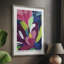 «Night Garden Exposition Posters I», reproduction encadrée - bois massif-420062902
