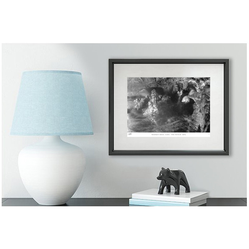 Wookey Hole, Cave, The Witch 1896 - Single Picture Frame Print, 28cm H x 36cm W x 2.3cm D