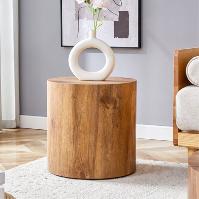 Versatile Cylindrical Table for Coffee, Dining & Workspace Use
