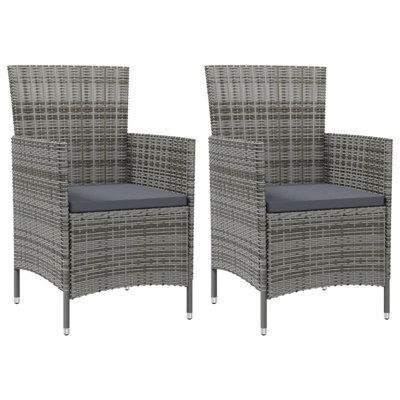 Patio Dining Armchair with Cushion by Red Barrel Studio