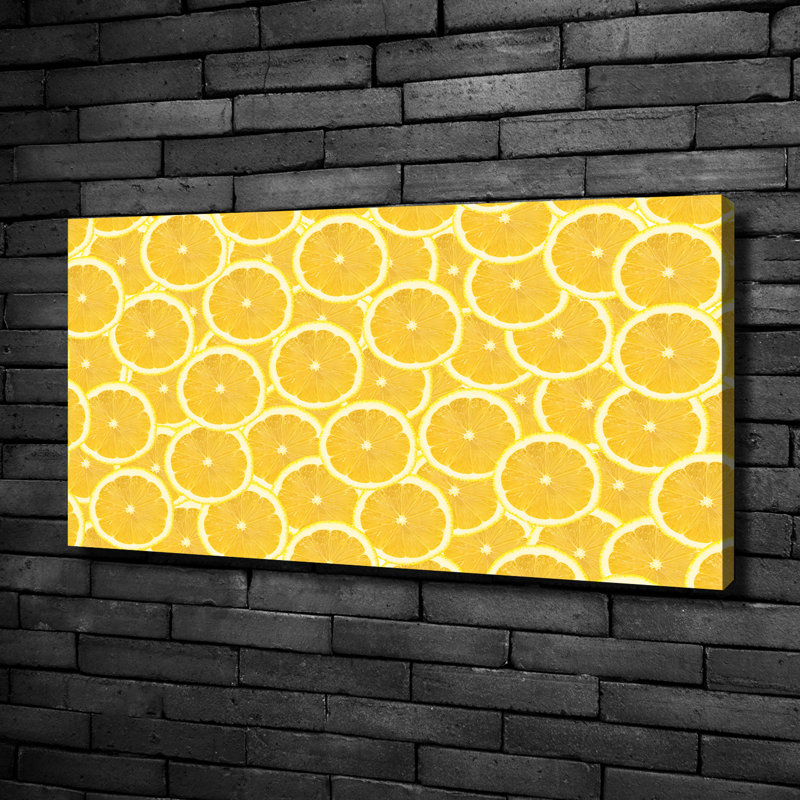 Lemon Slices - Wrapped Canvas Print