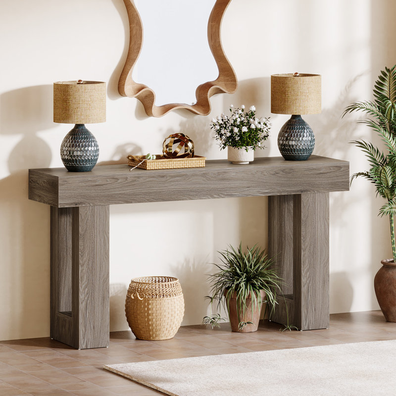 Brittanni 63'' Console Table, Gray
