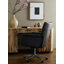 Fauteuil de direction en cuir véritable Savita-88468567
