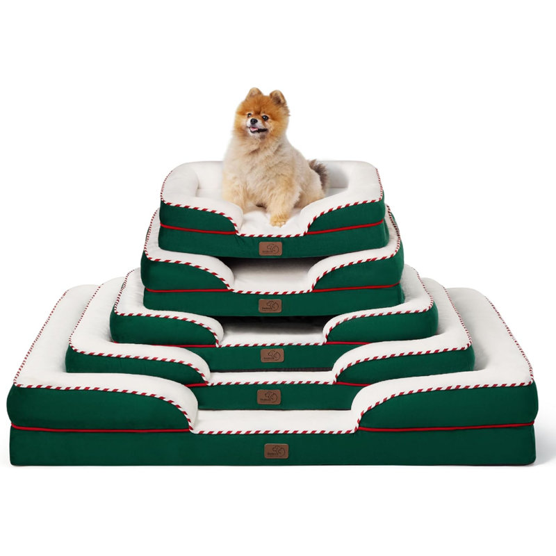 Lit confortable pour chien, H 6,5 po x l 25 po x P 35 po, Arbre de houx