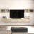 5 Pieces 106'' Floating Entertainment Center With Shelves