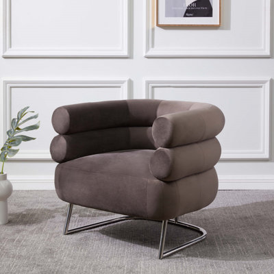 Cylin Velvet Armchair