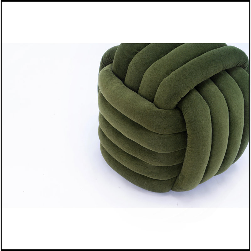 Repose-pieds Chenille, Vert