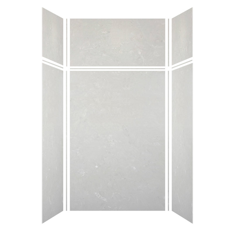 Ensemble de mur de douche résistant aux taches