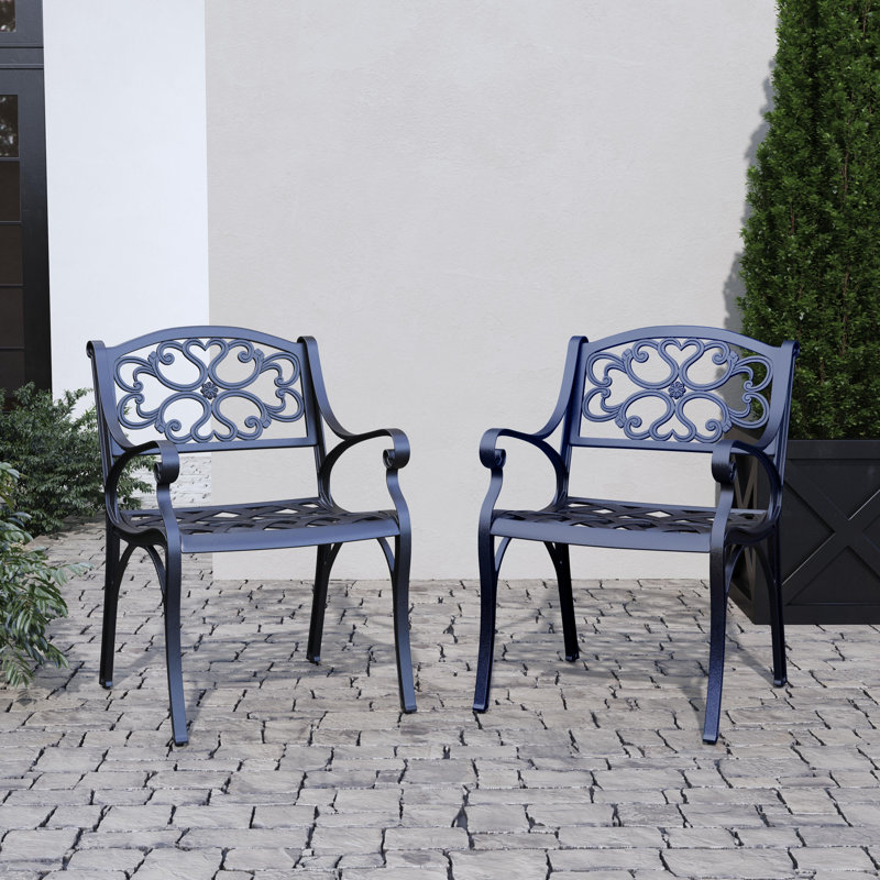 Fauteuil de patio Saoirse, Noir