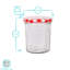 Argon Tableware  Glass Preserving Jars-119687116-119687121