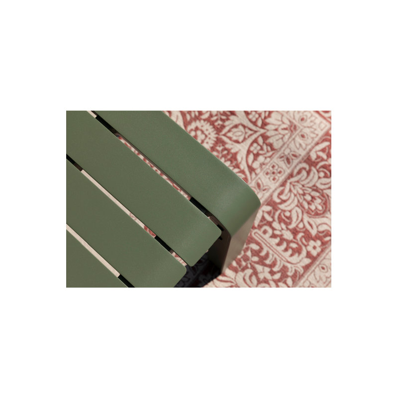 Vondel Outdoor Dining Bench, Green