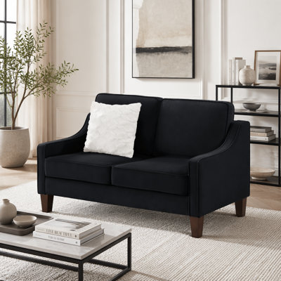 2-Seater Loveseat Sofa with Spring Seat Cushion