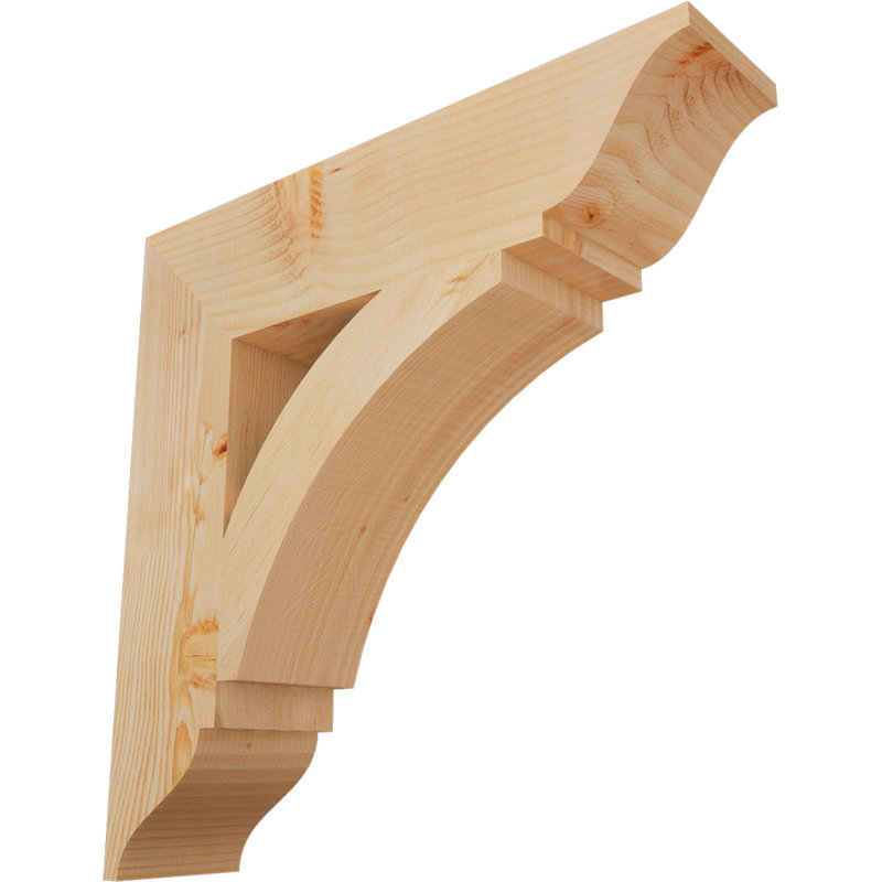 Thorton Traditional Bracket, Douglas Fir (Smooth), 24"H x 5.5"W x 24"D