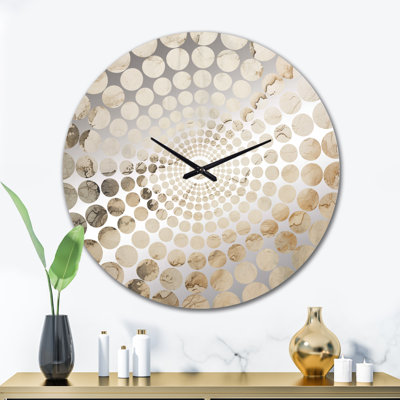 Minnelli - Abstract Marble Wall Clock