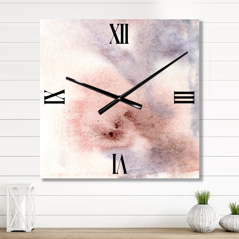 Horloge murale pastel, Grand