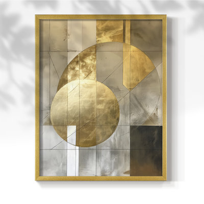 Série ABSTRACT CXIX - Impression encadrée de qualité supérieure - Prêt à être accroché - Aucun clou requis