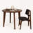 Darbonne Petra Round Wood Dining Table, Mid-Century Modern & Walnut Wood-1510738942