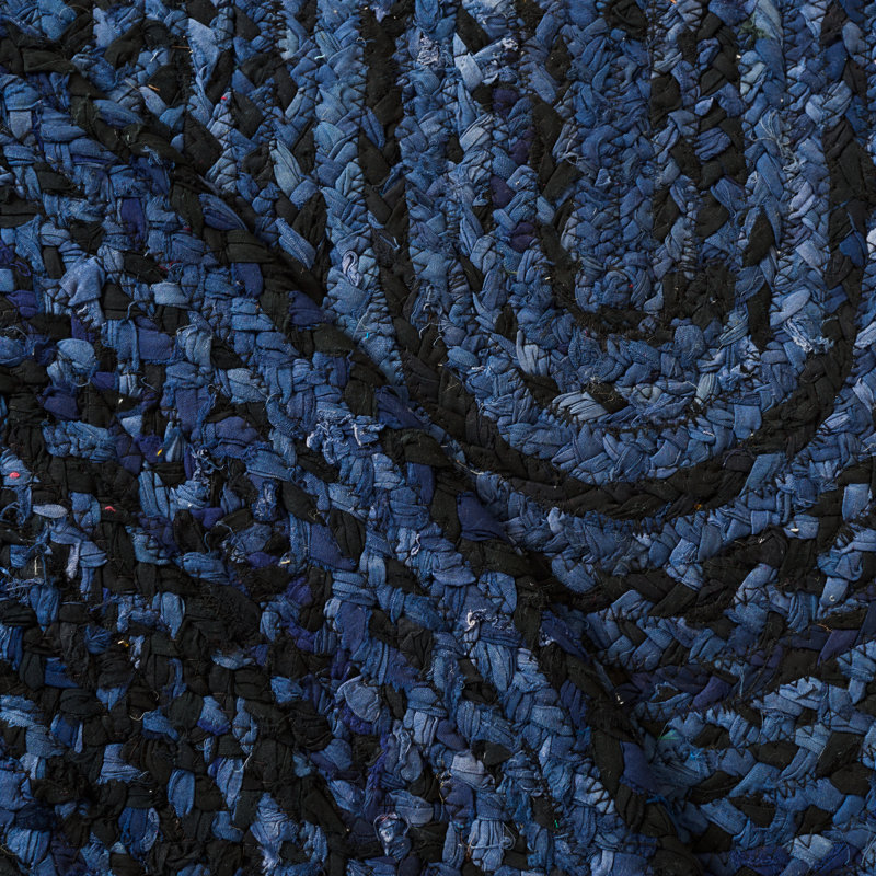 Proffitt Hand Woven Cotton Rug, Round 9'