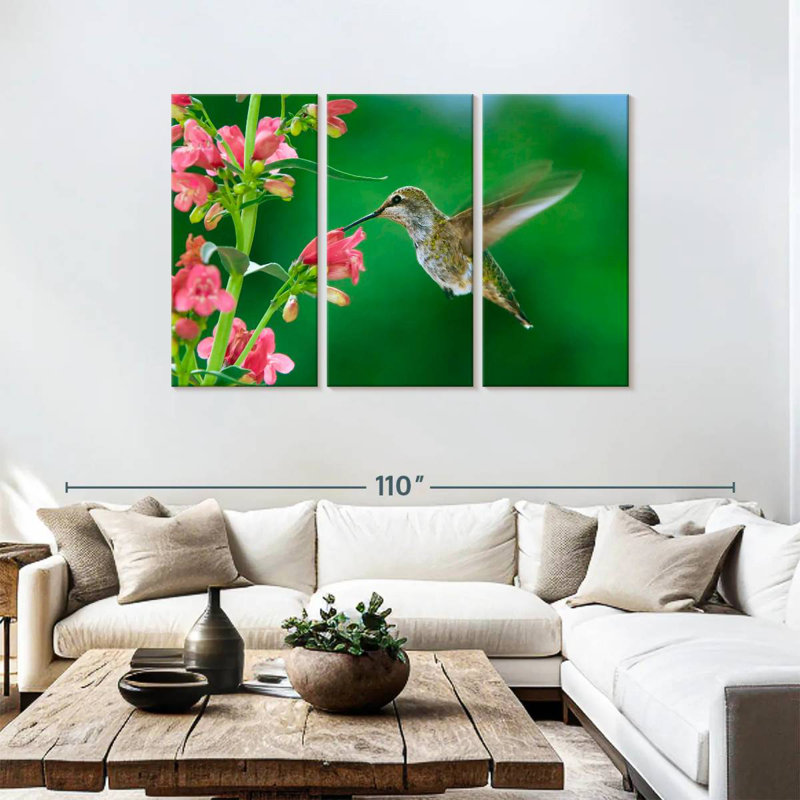 Brampt Spring Hummingbird, 48" H x 74" W