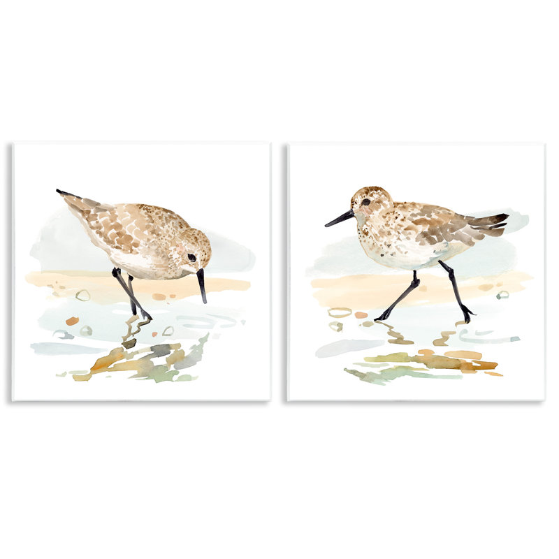 «Sea Birds On Shore On MDF» par Victoriarnes