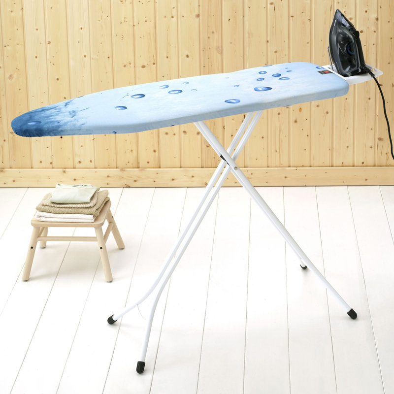 Brabantia Size B Medium Ironing Board with Steam Iron Rest, Ice Water