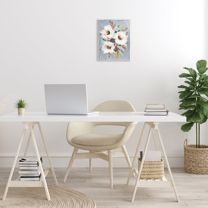 Trio de fleurs blanches par Amanda Hilburn
