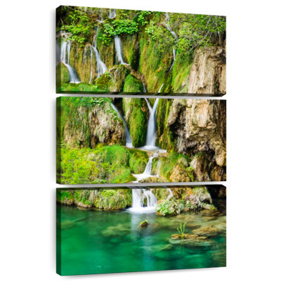 Photographie des cascades du parc Alvord Plitvice