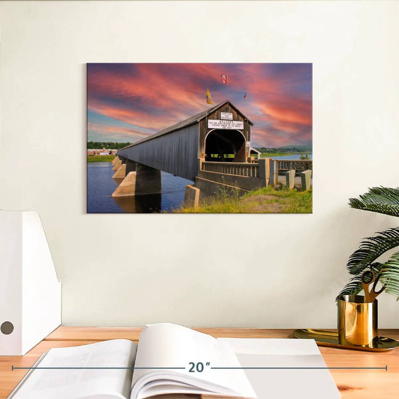 Pont couvert Lilie Hartland, H 8 po x l 12 po