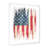 American Flag Grunge " American Flag Grunge " Painting Print