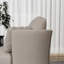 Fauteuil demi-tonneau pivotant moderne surdimensionné avec repose-pieds avec rangement-580976677