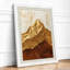 Golden Peak Rustic - Framed Print-1100486477-1100486479