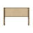 Modern Farmhouse Queen Size Headboard with Arched Design - Oak Vertical Grain Vintage Style Wooden Headboard for Bedroom-1181281182