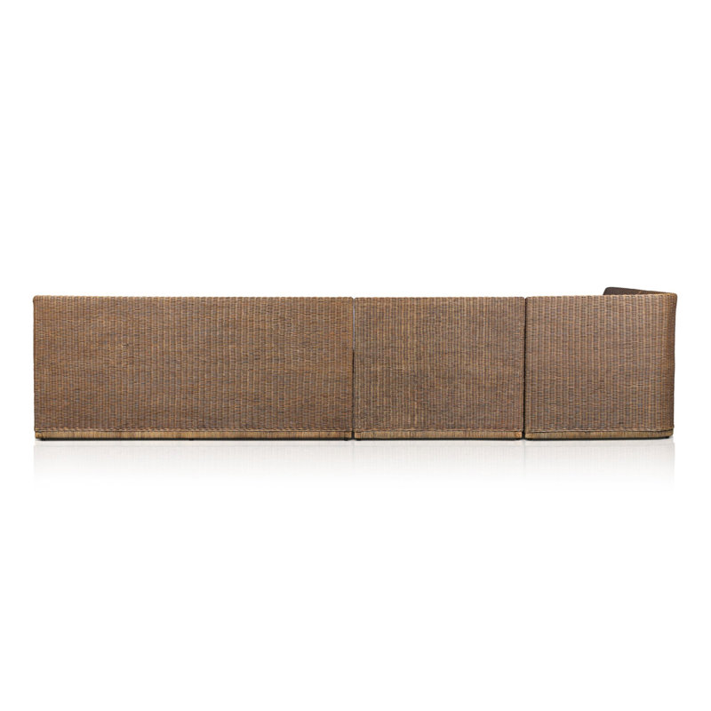 Senna L-Shape Dining Banquette, 32.5" H x 144.75" W x 83.25" D, Right Hand Facing