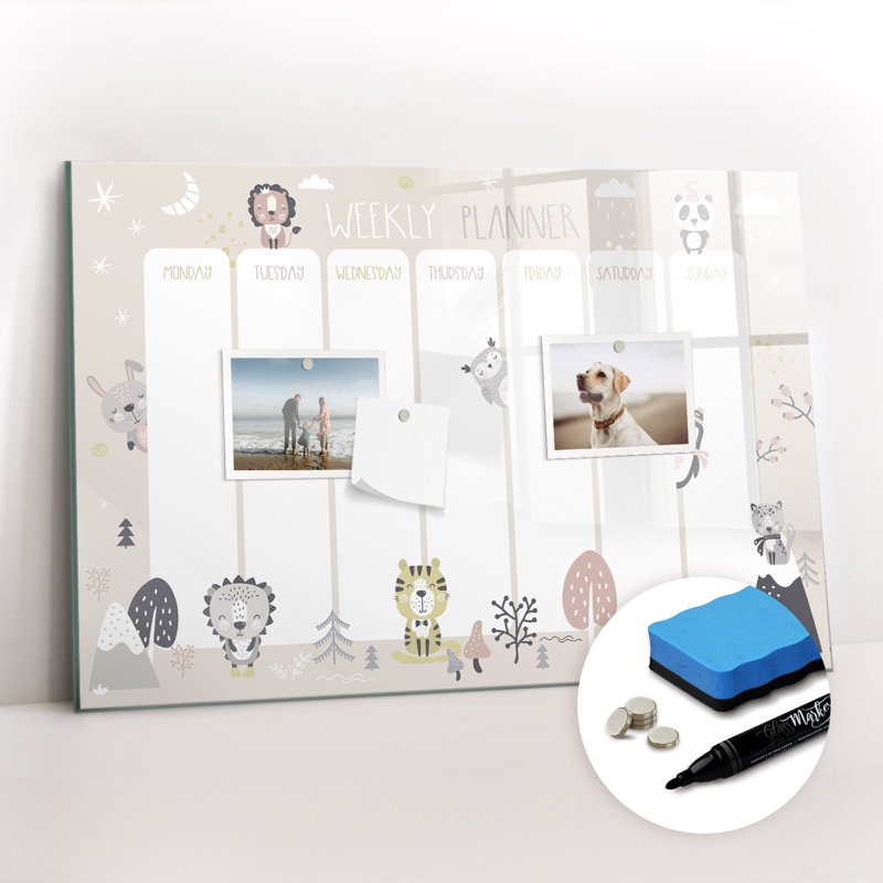 Magnetic Glass Dry Erase Board