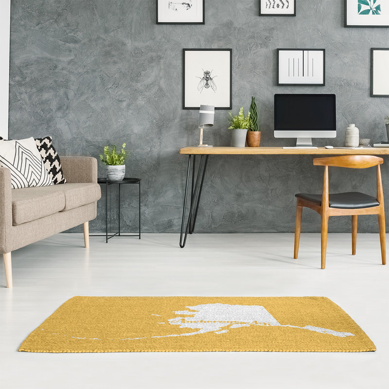 Tapis de poly-chenille en polyester ancrage, Rectangle 5 pi x 7 pi