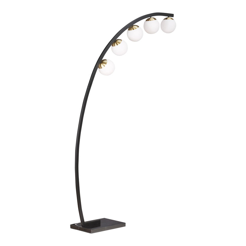 Lampe sur pied sphérique 5 lumières 78 pouces 78 pouces