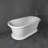 61" x 30" Freestanding Soaking Solid Surface Bathtub