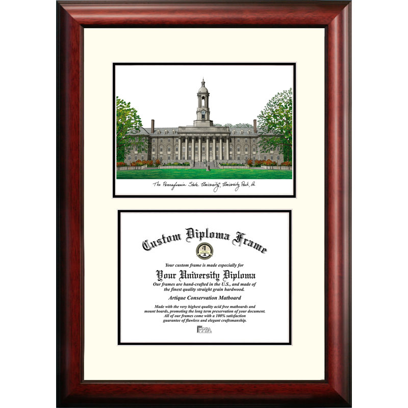 NCAA Scholar Diploma Picture Frame, Cal State Chico Wildcats, 17cm H x 21cm W x 2cm D
