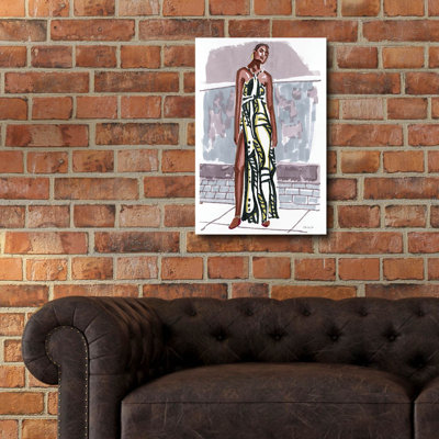 Art mural épique «Fashion In The City 1» par Stellar Design Studio, 16 po x 24 po