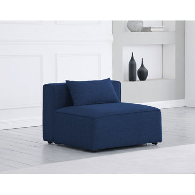 Cube Upholstered Accent Chair
