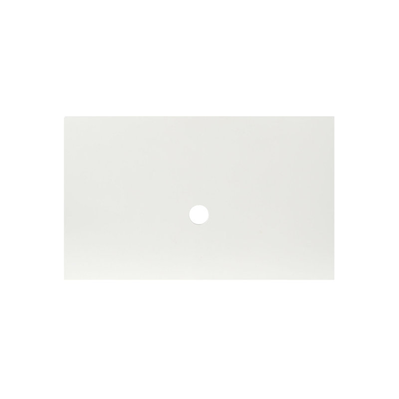 Plateau de meuble-lavabo simple 36,5 po, Aucun trou, Perle